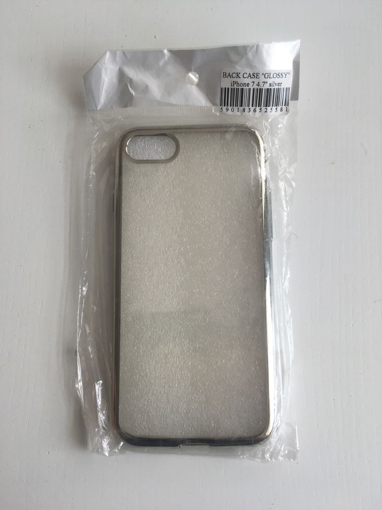 Etui case do iPhone 7 8 nowy silver