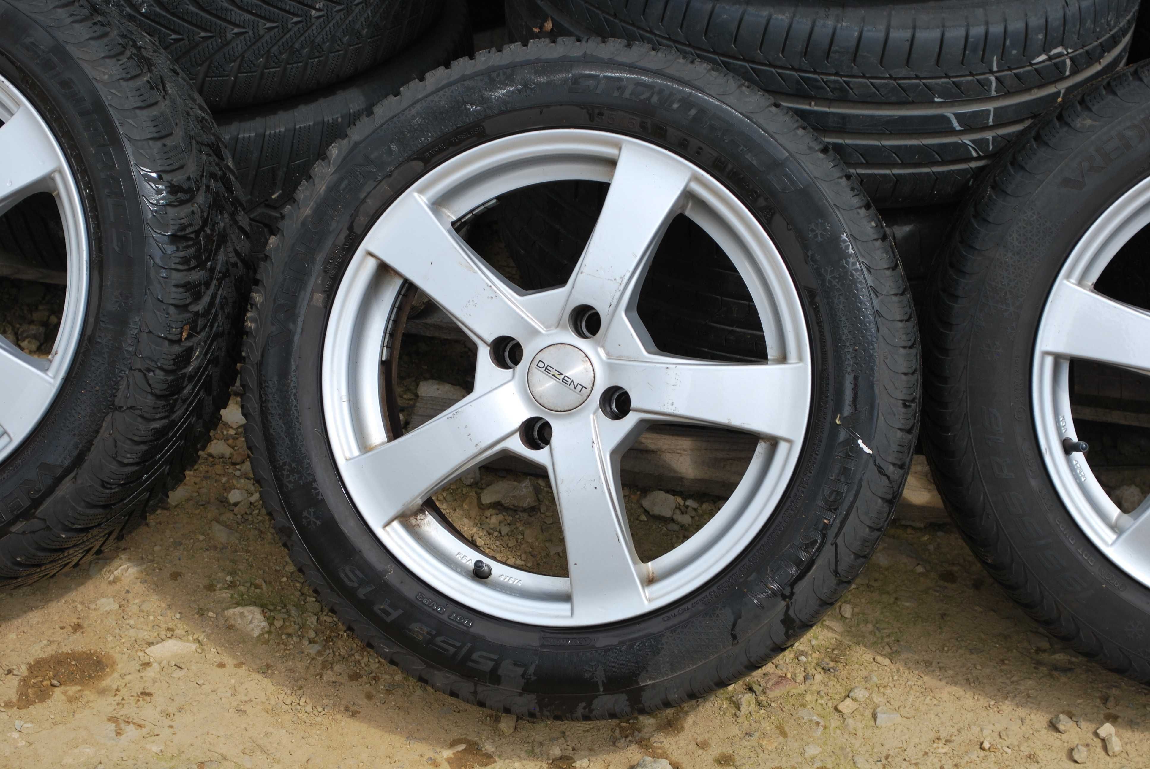 Koła 195/55 R16 4x108 Alufelgi + opony zimowe Citroen Peugeot 207 307