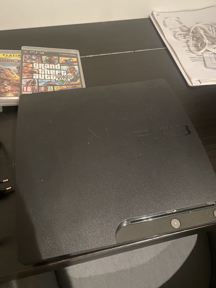 Playstation 3 + jogos + comando