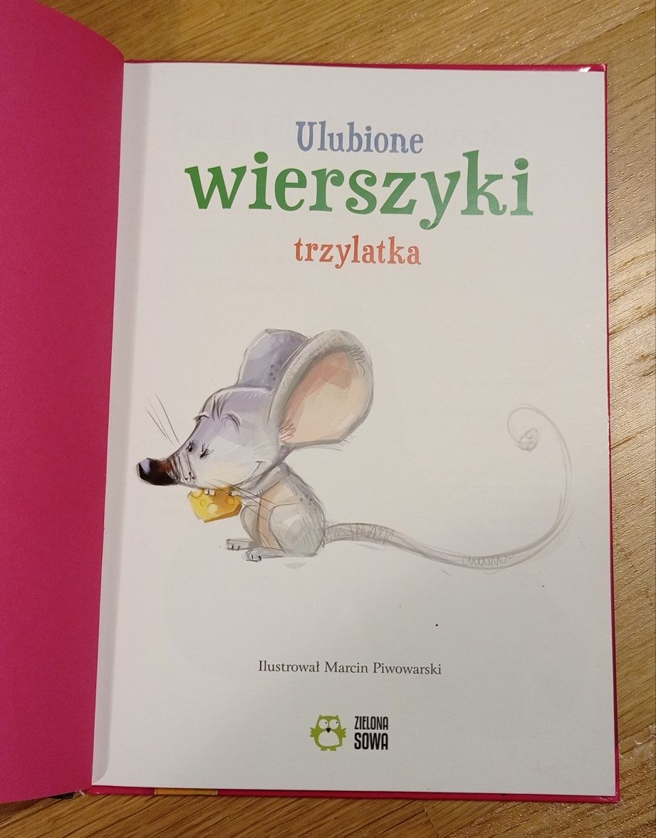 "Ulubione wierszyki trzylatka" wydawnictwo Zielona Sowa