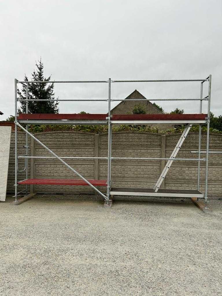 Rux rusztowanie budowlane elewacyjne 78 m2 - niskie ceny podesty 2,5m