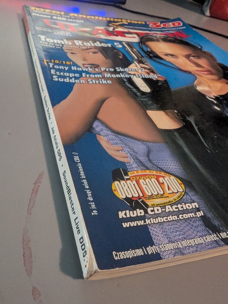 Cd Action styczeń 2001 czasopismo o grach