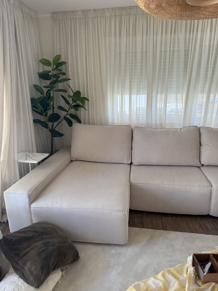 Sofa Banak Importa bege como novo