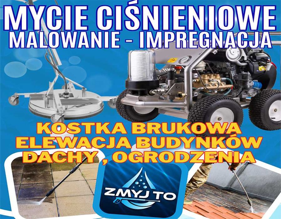 MYCIE / MALOWANIE / IMPREGNACJA - Kostka Brukowa , Dach , Elewacja