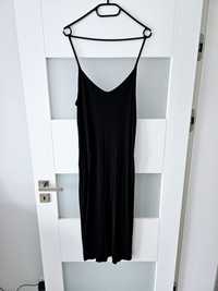 Czarna sukienka L H&M sukienka na ramiączkach L