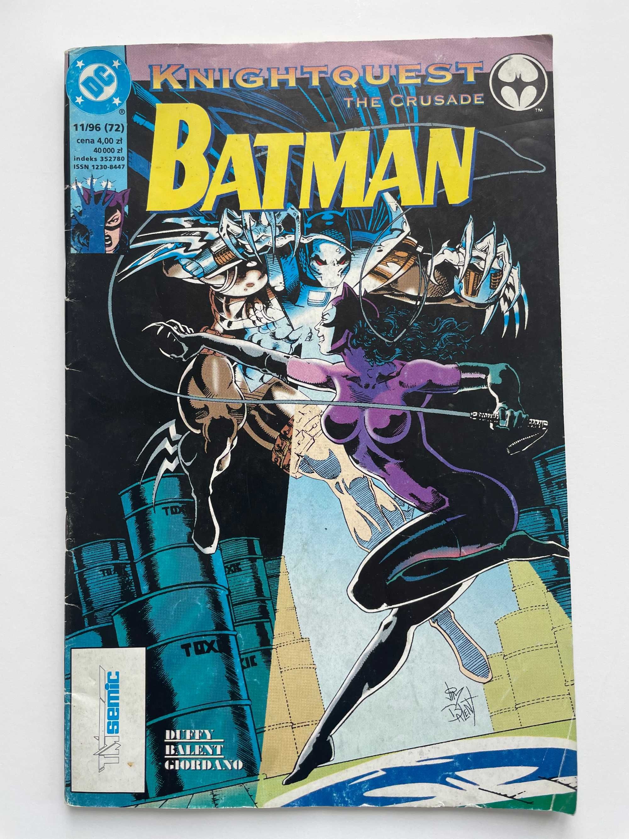 Komiks DC Batman lata 90, nr 11/96