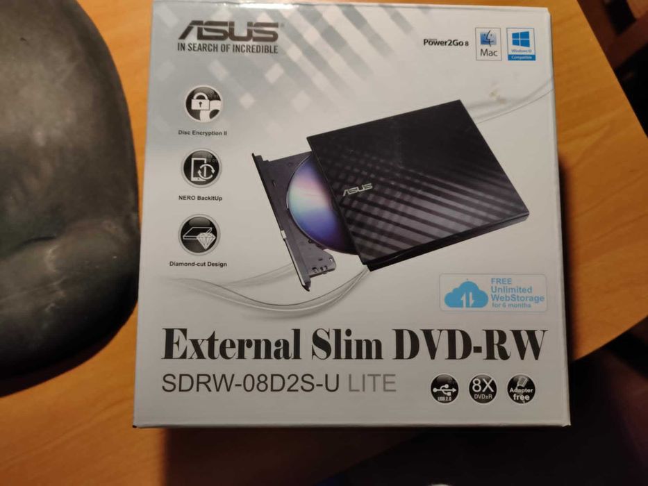 Asus external slim dvd-rw sdrw-08d2s-u lite