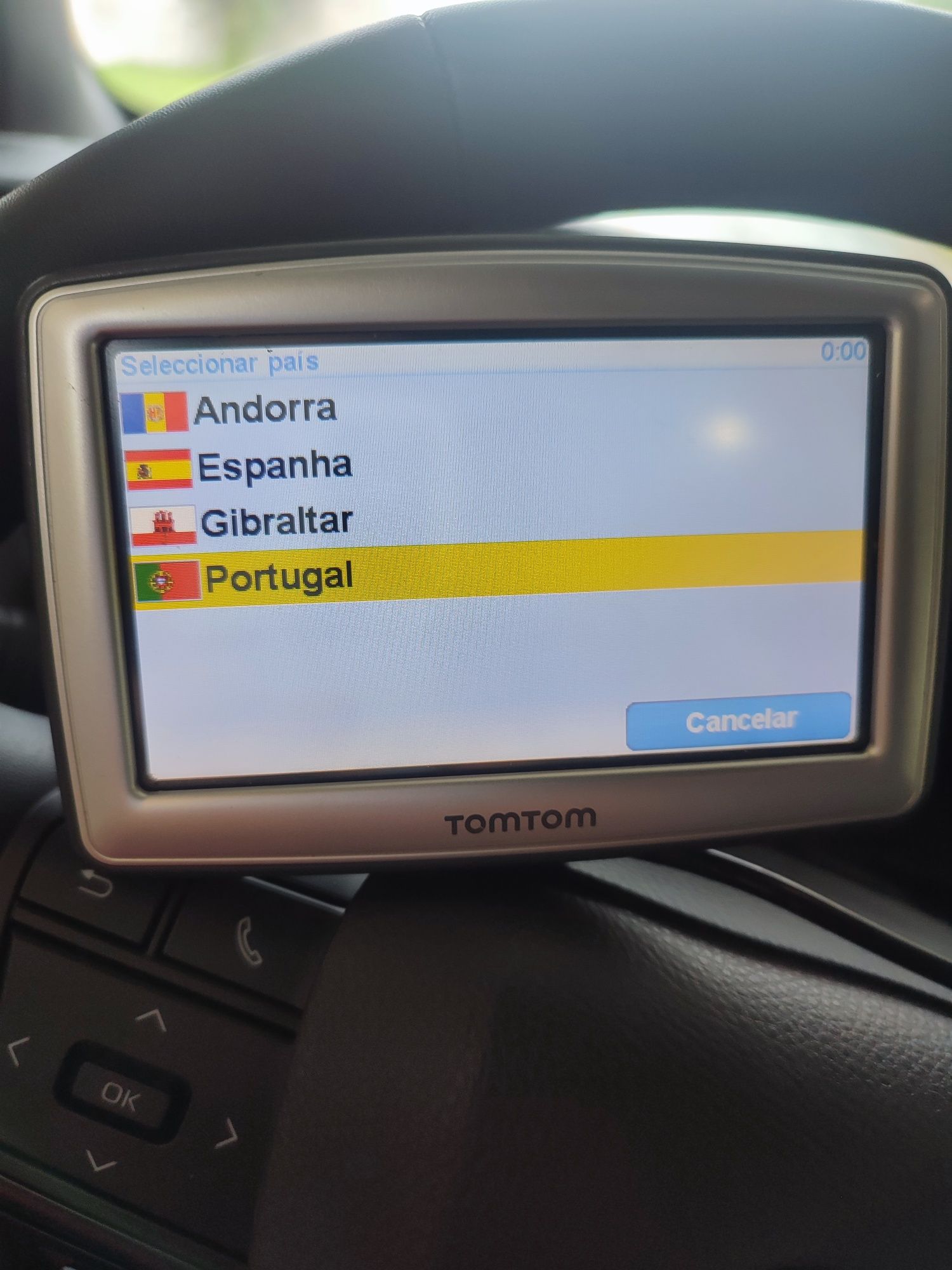 GPS TomTom com mapa Portugal/Espanha