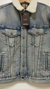 LEVI'S kurtka jeansowa ocieplana Trucker r. M