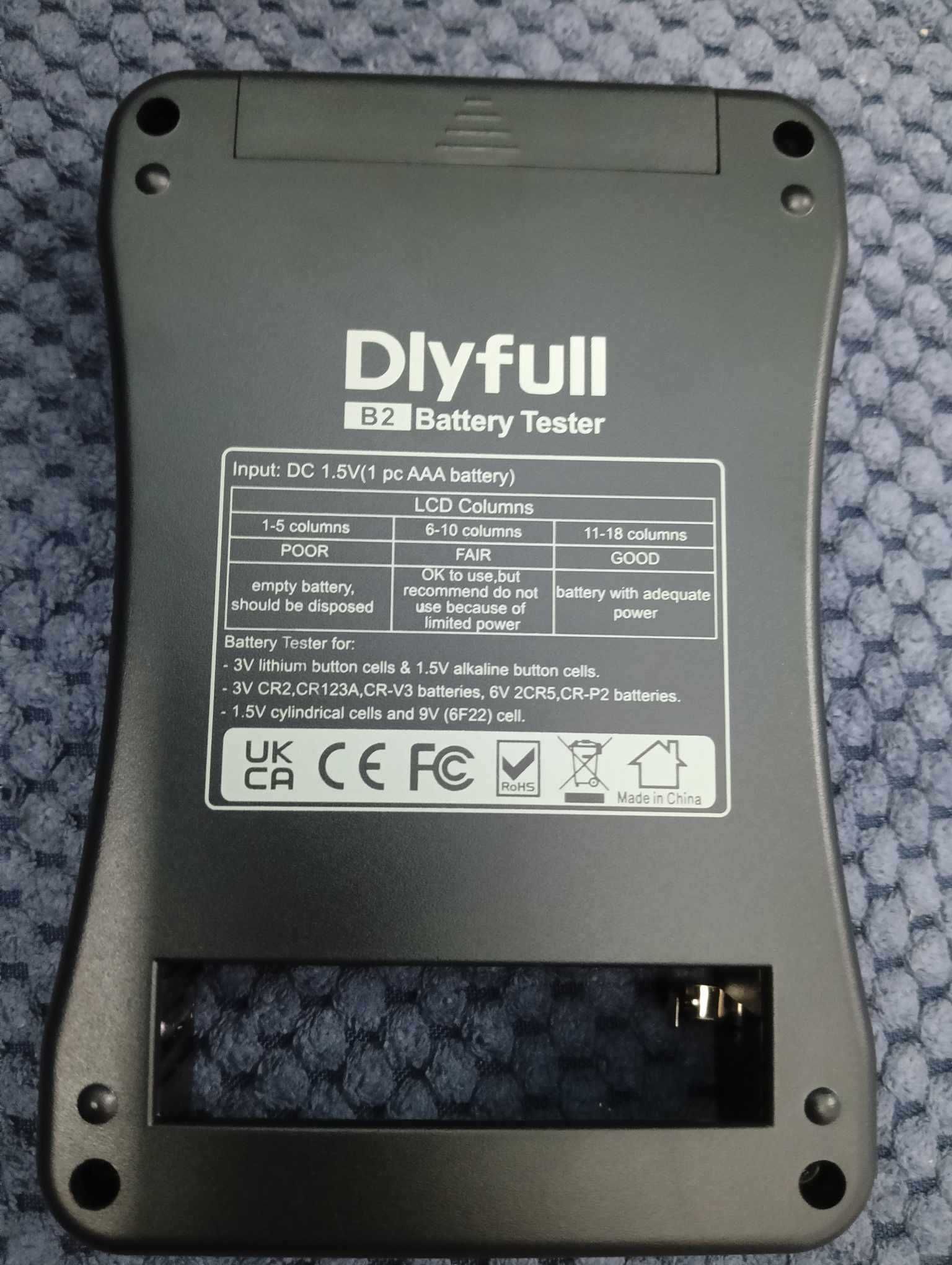 Tester Baterii z Wyświetlaczem LCD