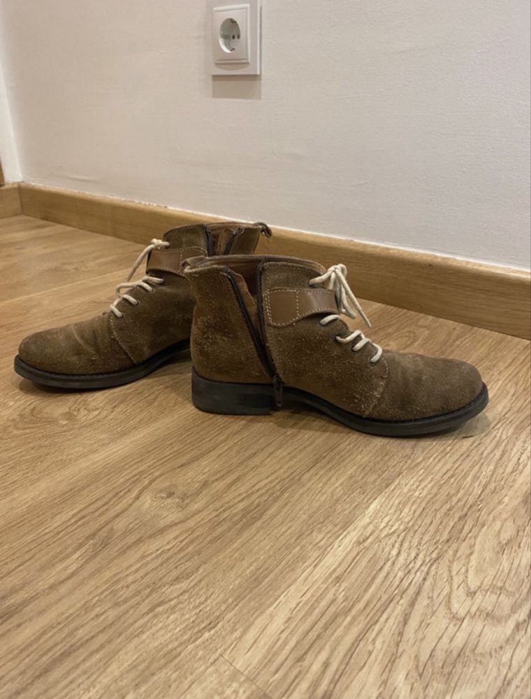 Botas de camurça