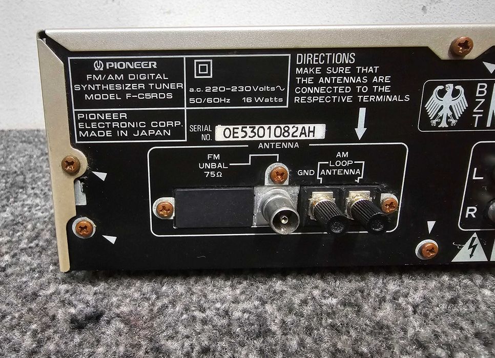 Pioneer Impresso F-C5 RDS . Tuner stereo FM/AM. wysyłka 0 zł