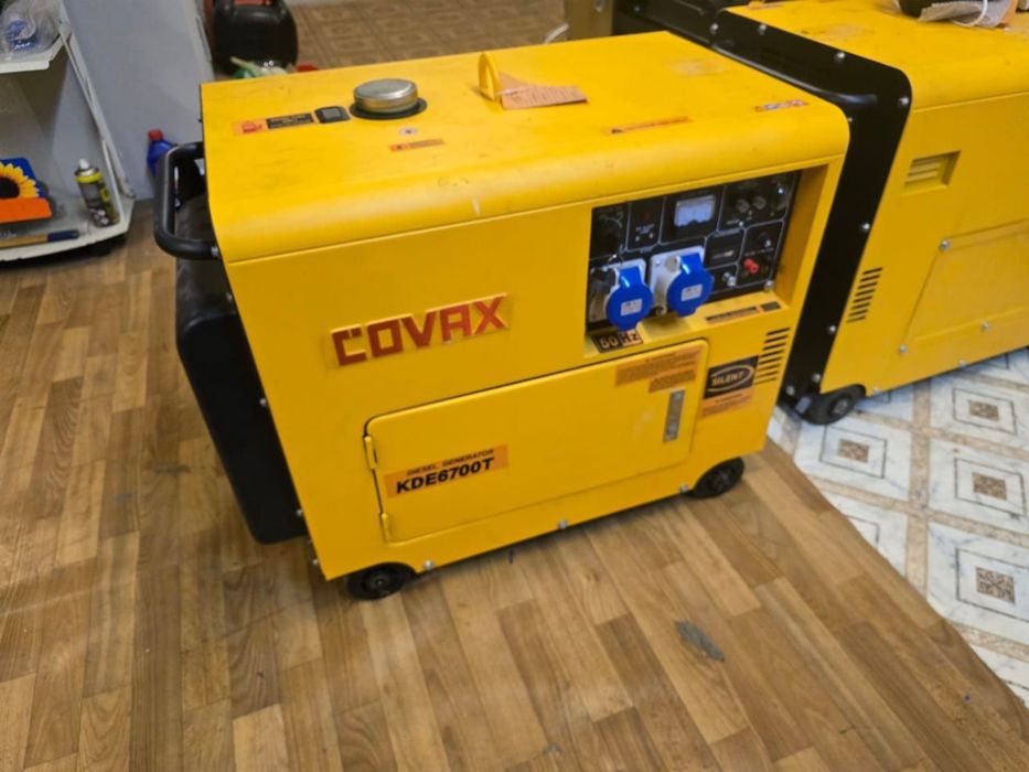 Дизельний генератор закритого типу COVAX KDE 6700T 4.5-5 кВт