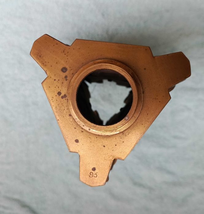 Świecznik / Lampa duży 83 cm mosiężny