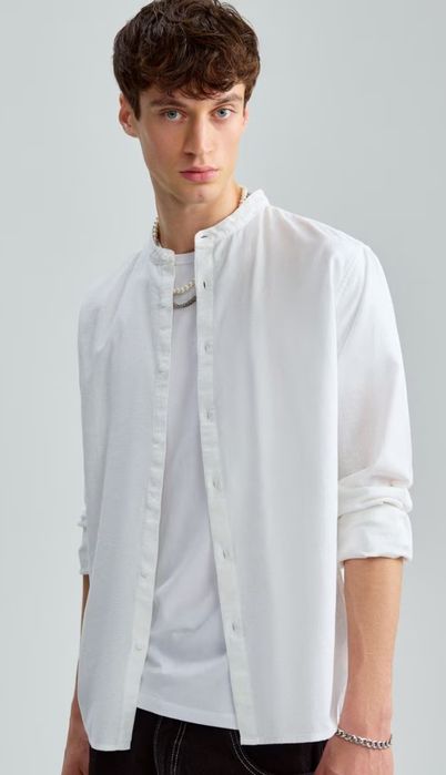 Hugo Boss r.XS Slim koszula z stójką