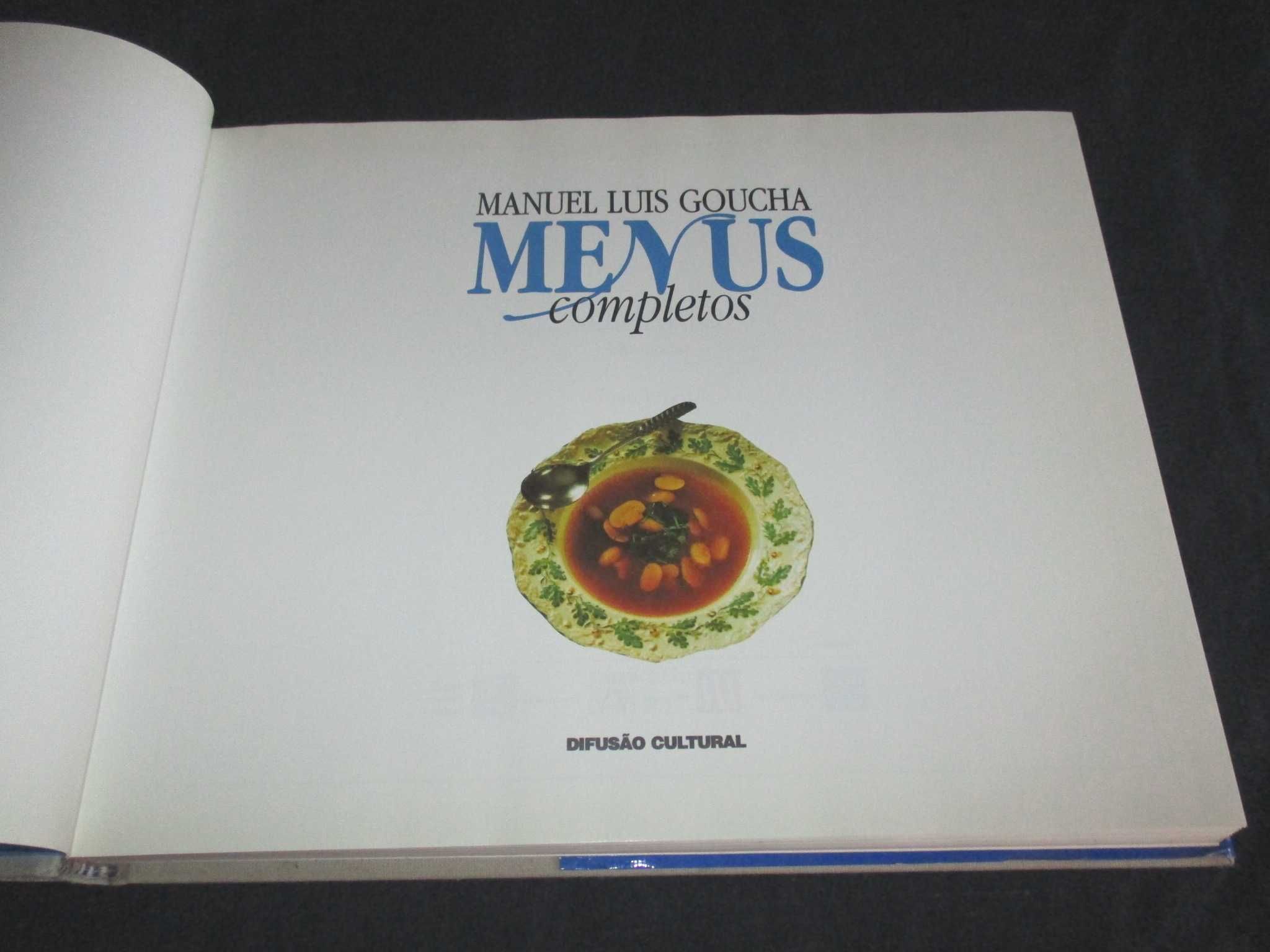 Livro Menus Completos Manuel Luís Goucha