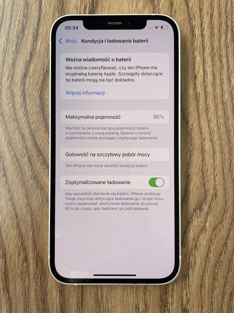 iPhone 12 128gb biały stan idealny