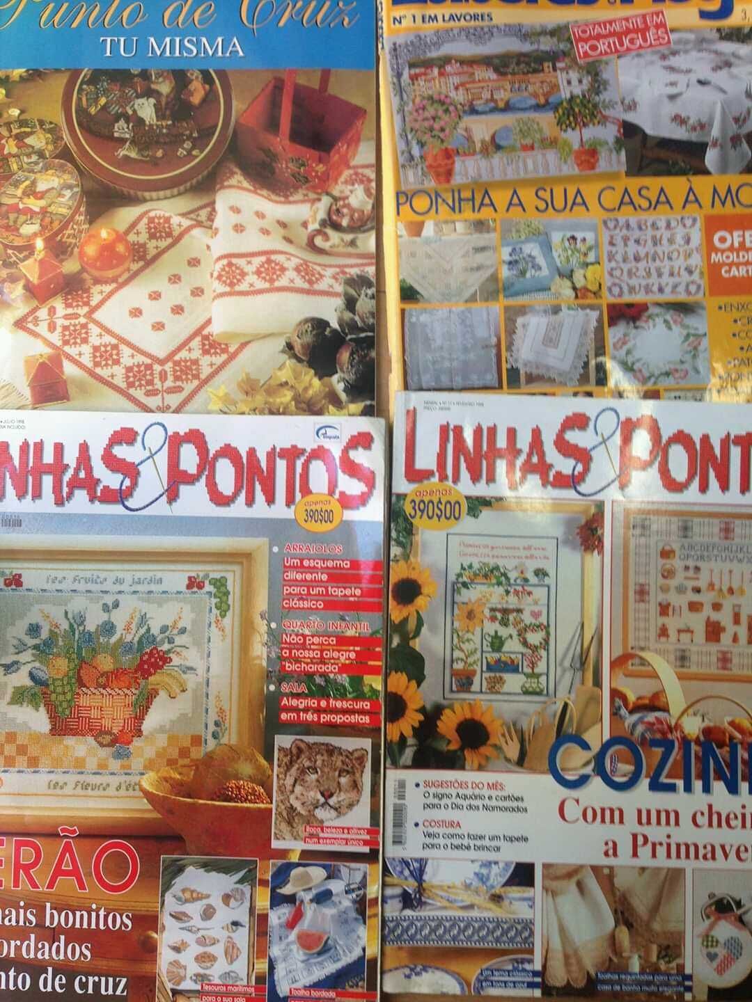 Revistas para ponto cruz