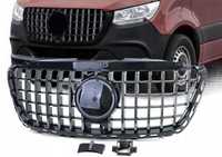 Grill GT-R Panamericana MERCEDES SPRINTER 907  910 18- Czarny Chrom