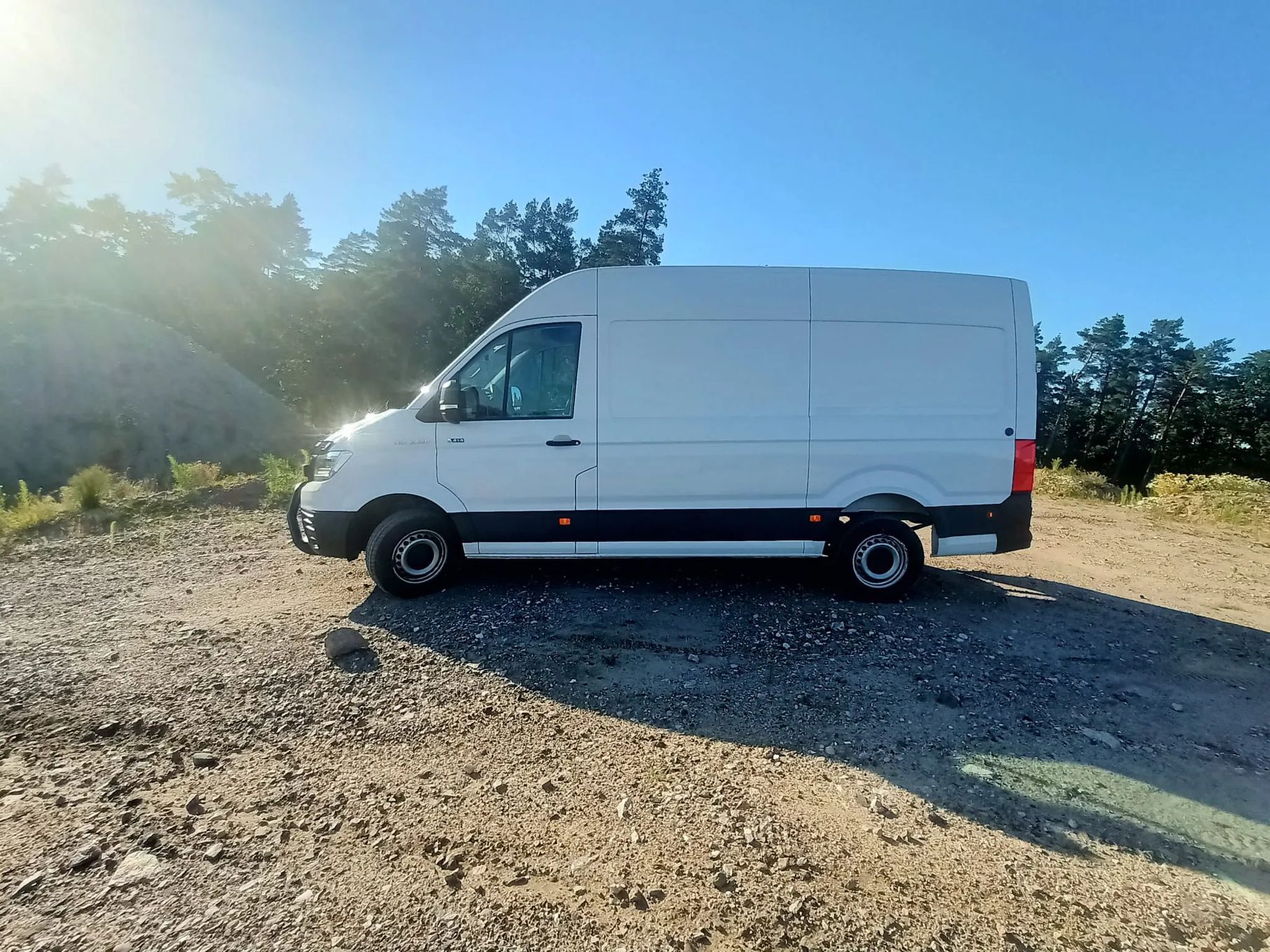 MAN TGE 4x4 automat  4x4 MAN TGE automat offroad podniesiony 2 cale masaże nawigacja kamper