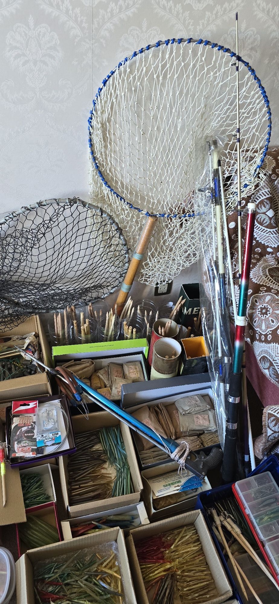 Material para pesca diverso a granel