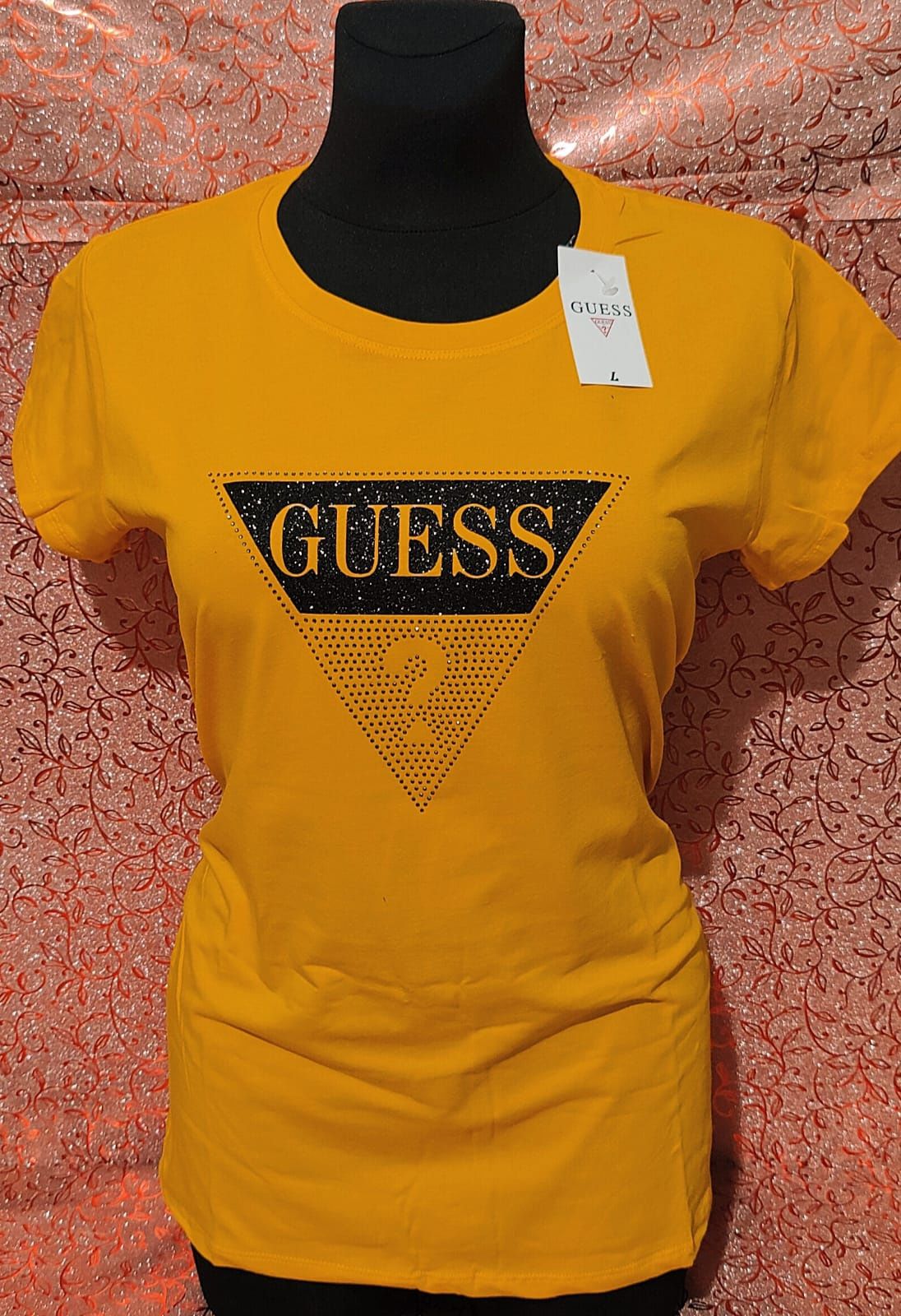 Żółta koszulka damska Guess S M L XL wysyłka pobranie bardzo ładna hit