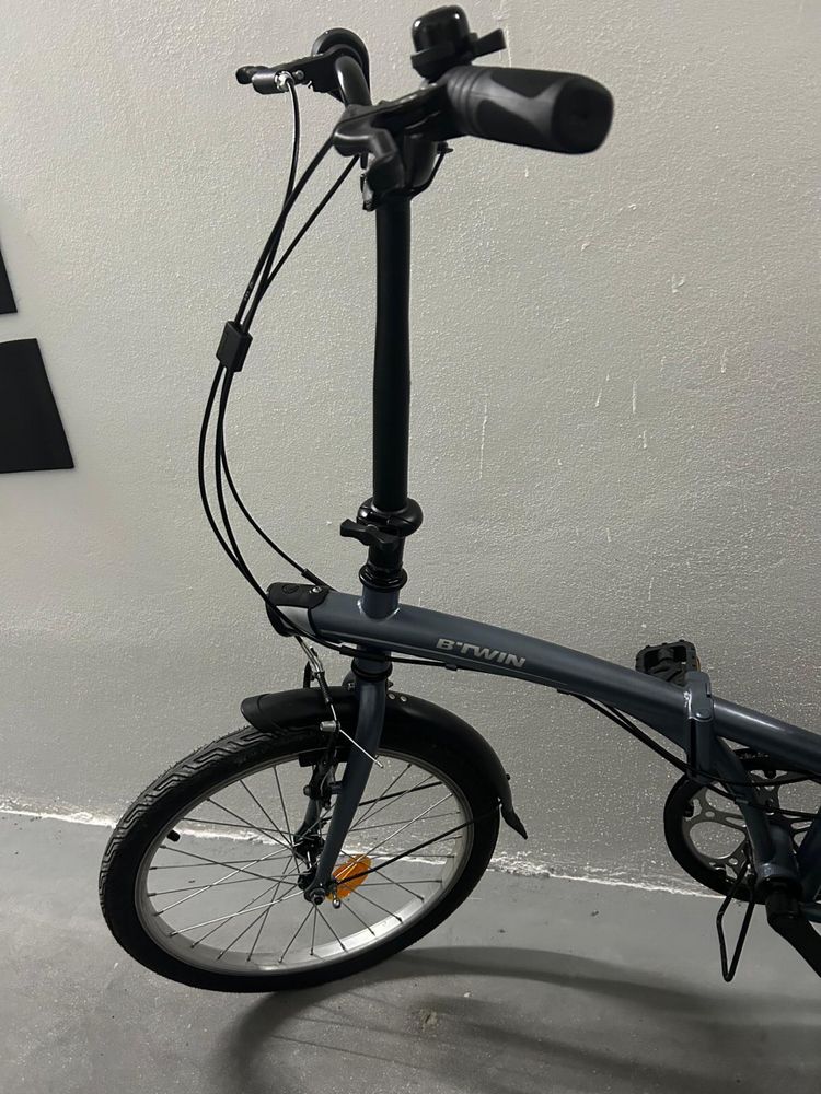 Bicicleta BTWIN Tilt 120 Grey 2018
