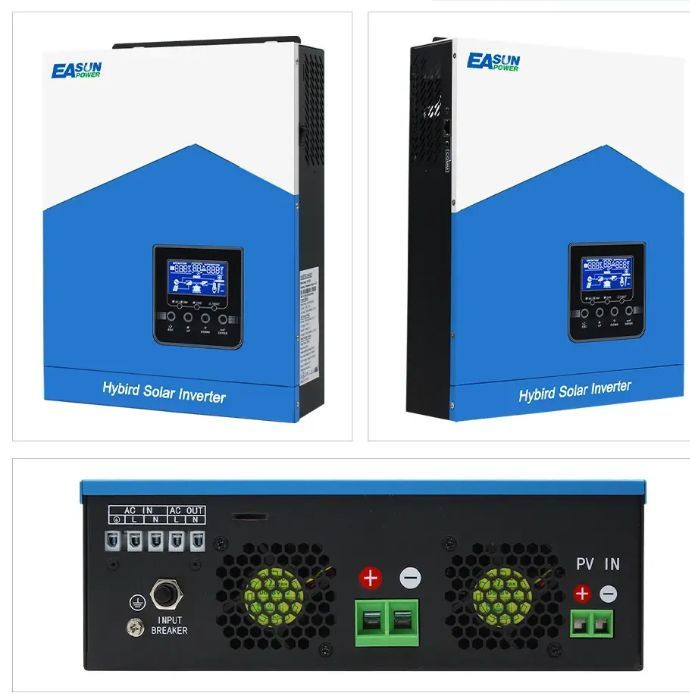Гібридний інвертор EASUN POWER 7KVA/6200W 48V ISolar-SMH-II-7K-48V (70