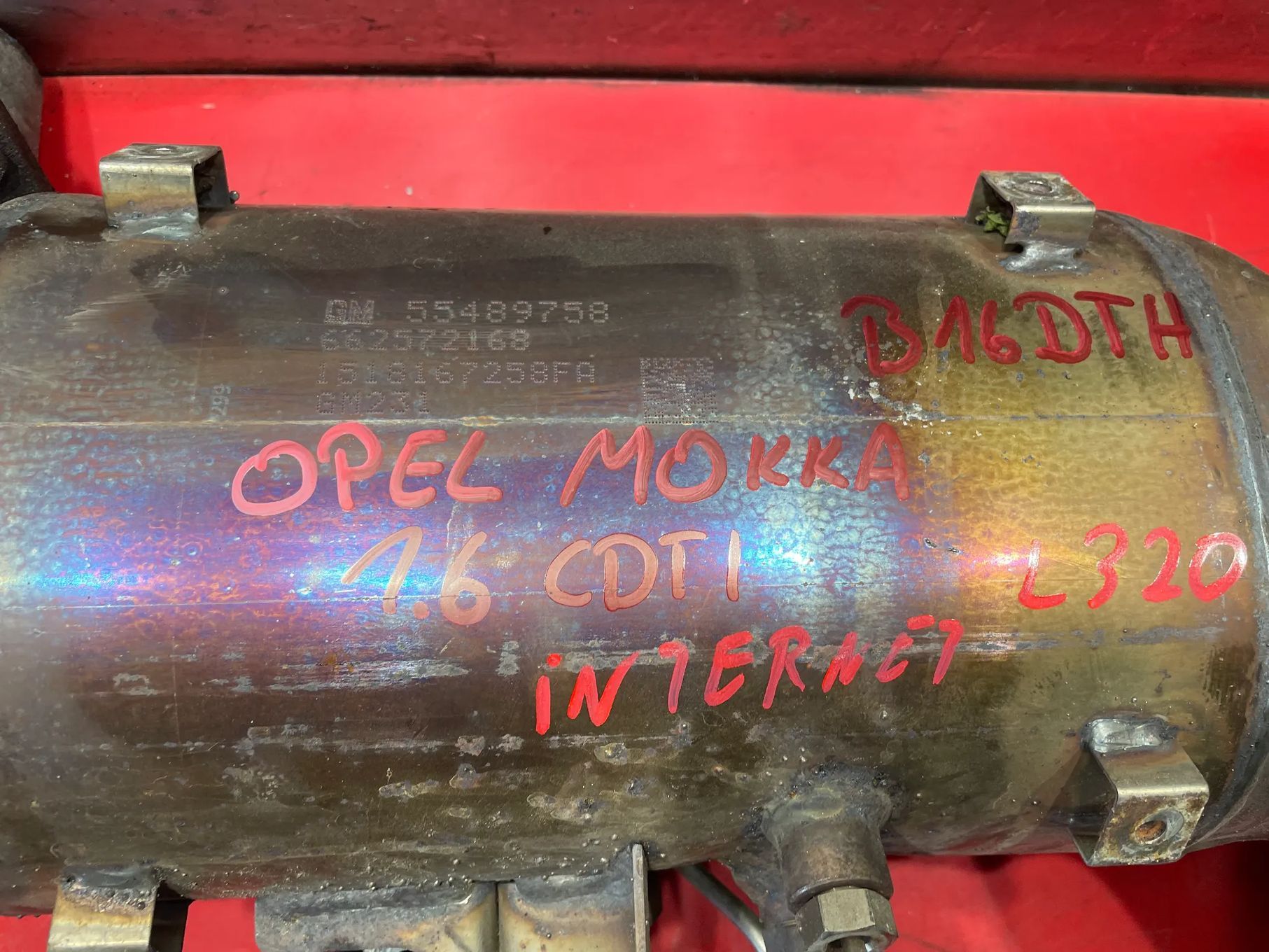 Katalizator DPF Opel Mokka 55489758 1518167258FA  662572168