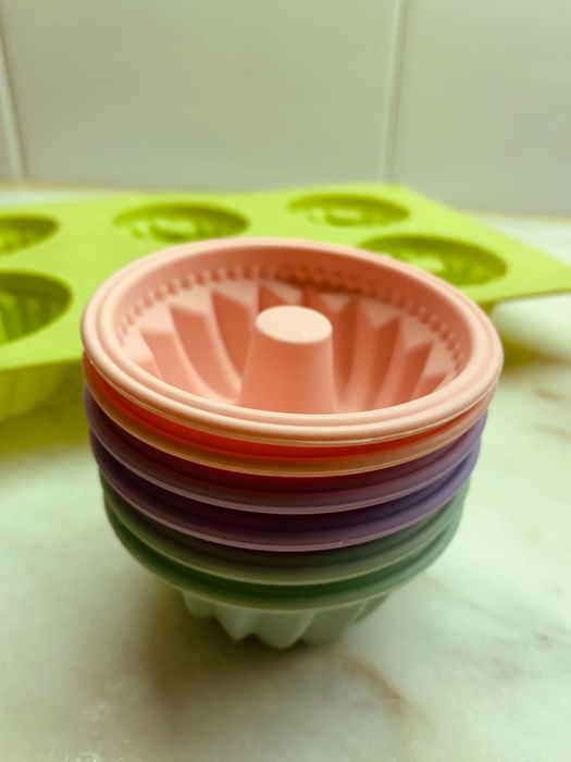 Formas de silicone para muffins