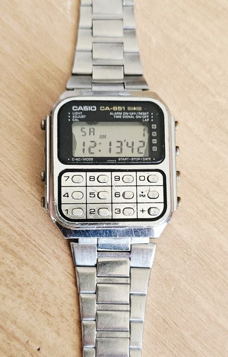Коллекционные годинник Casio Game watch CA 851 Japan часы Касио ретро