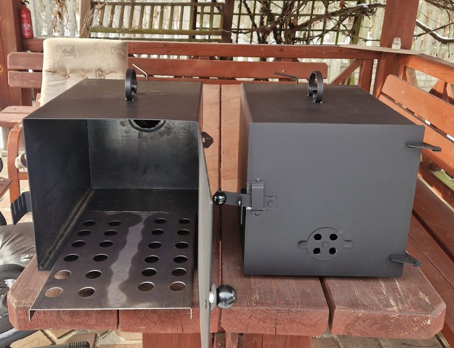 Palenisko do wędzarni, piecyk do wędzarni z blachy krzemowej XXL