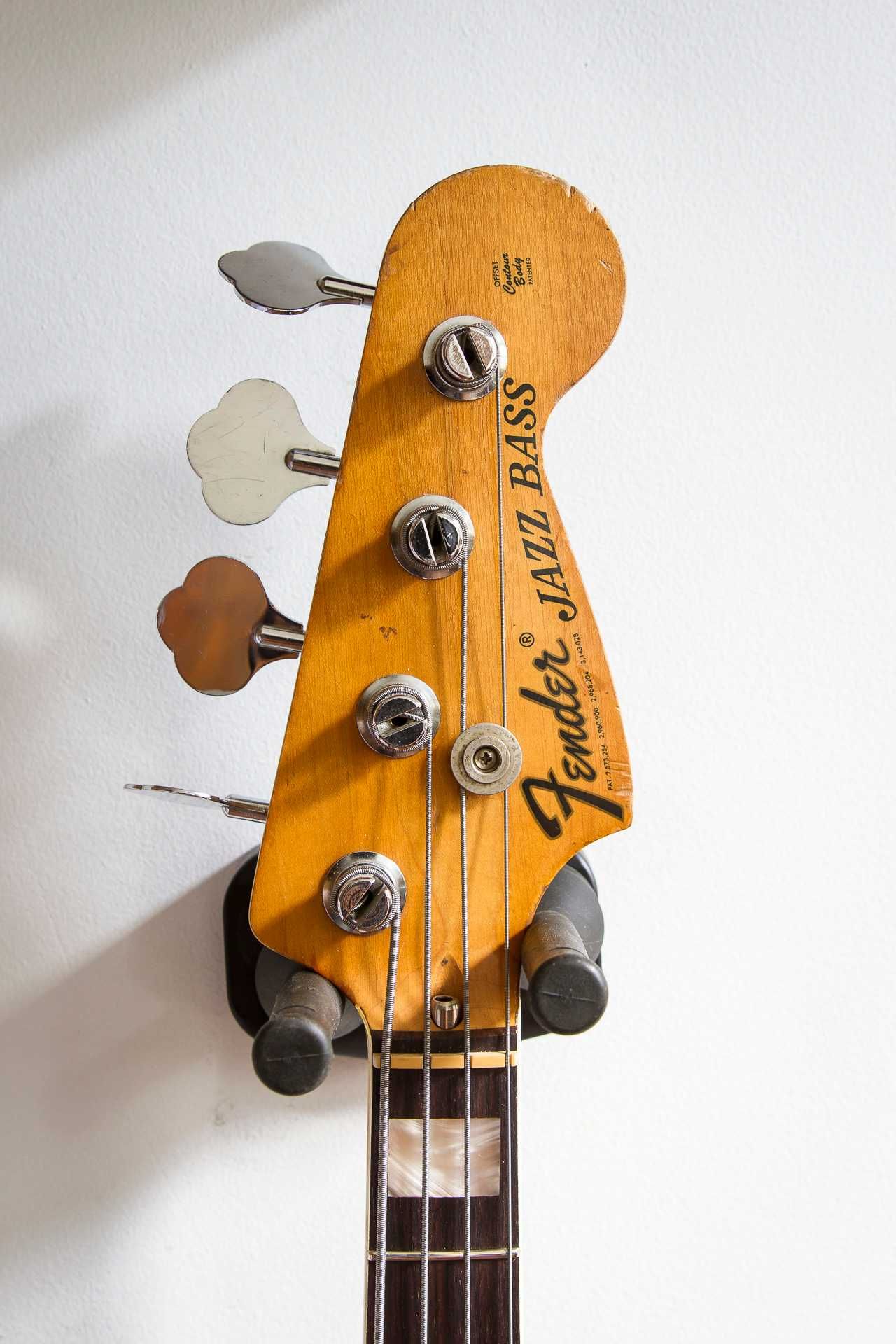 1976 Fender Jazz Bass sunburst CBS bloki