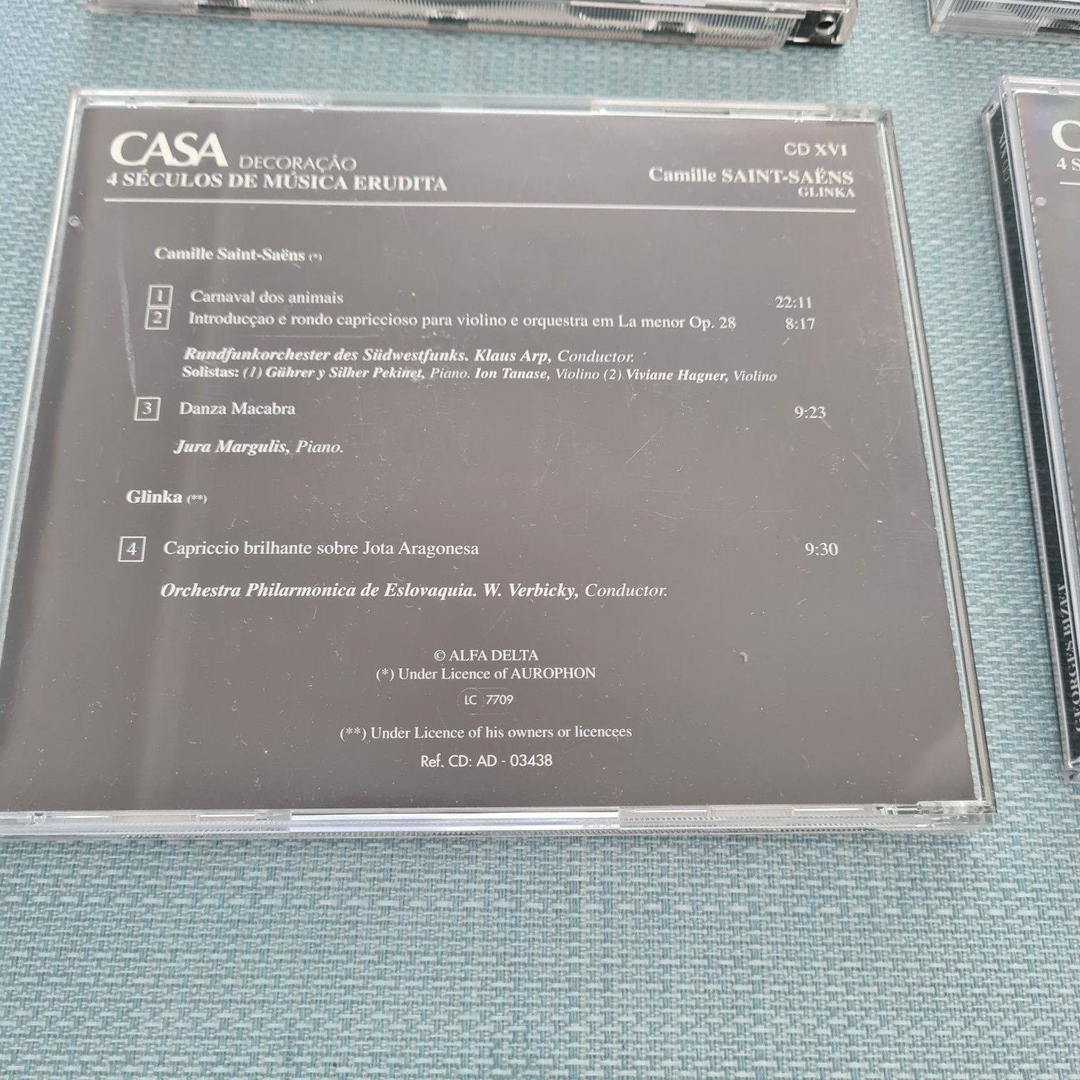 7 CDs de música clássica