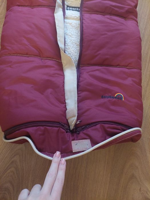 Трансформер - супер теплий конверт/ одіяло на овчині Teutonia