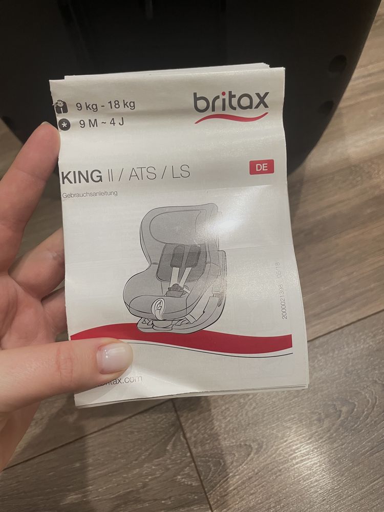 Дитяче автокрісло Britex romer king 2 автокресло