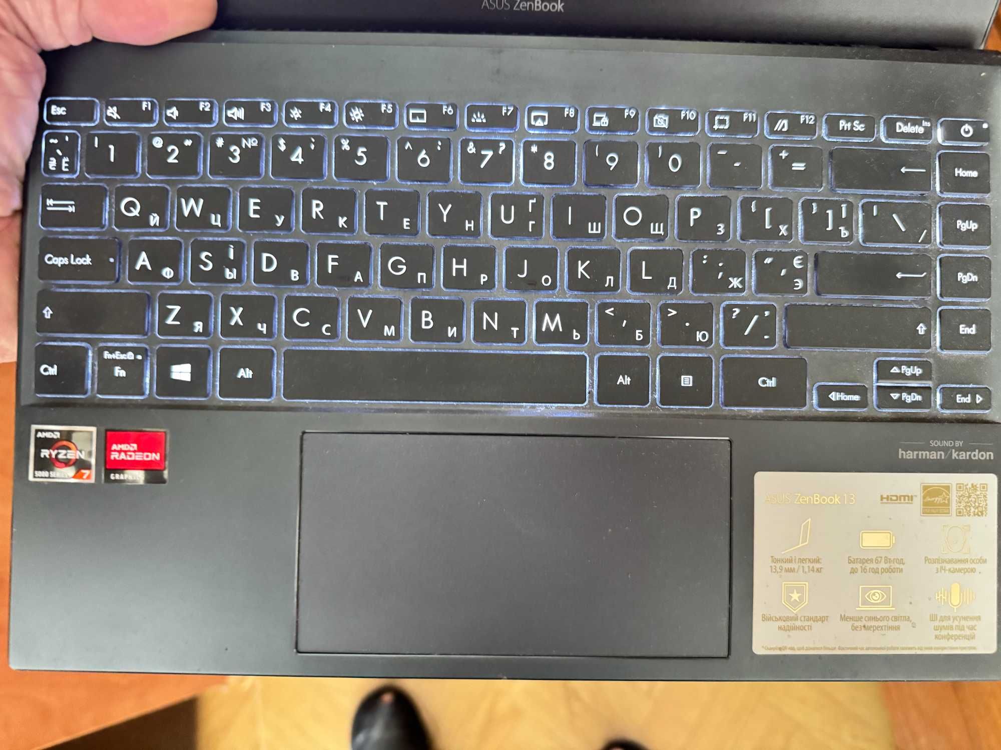 Ультрабук Asus ZenBook UX 325UA в идеальном состоянии.