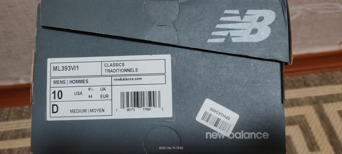 Кроссовки New Balance ML 393  VI1