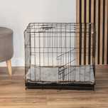 Mała klatka kennelowa 58x50x42 cm – transporter dla psa i kota