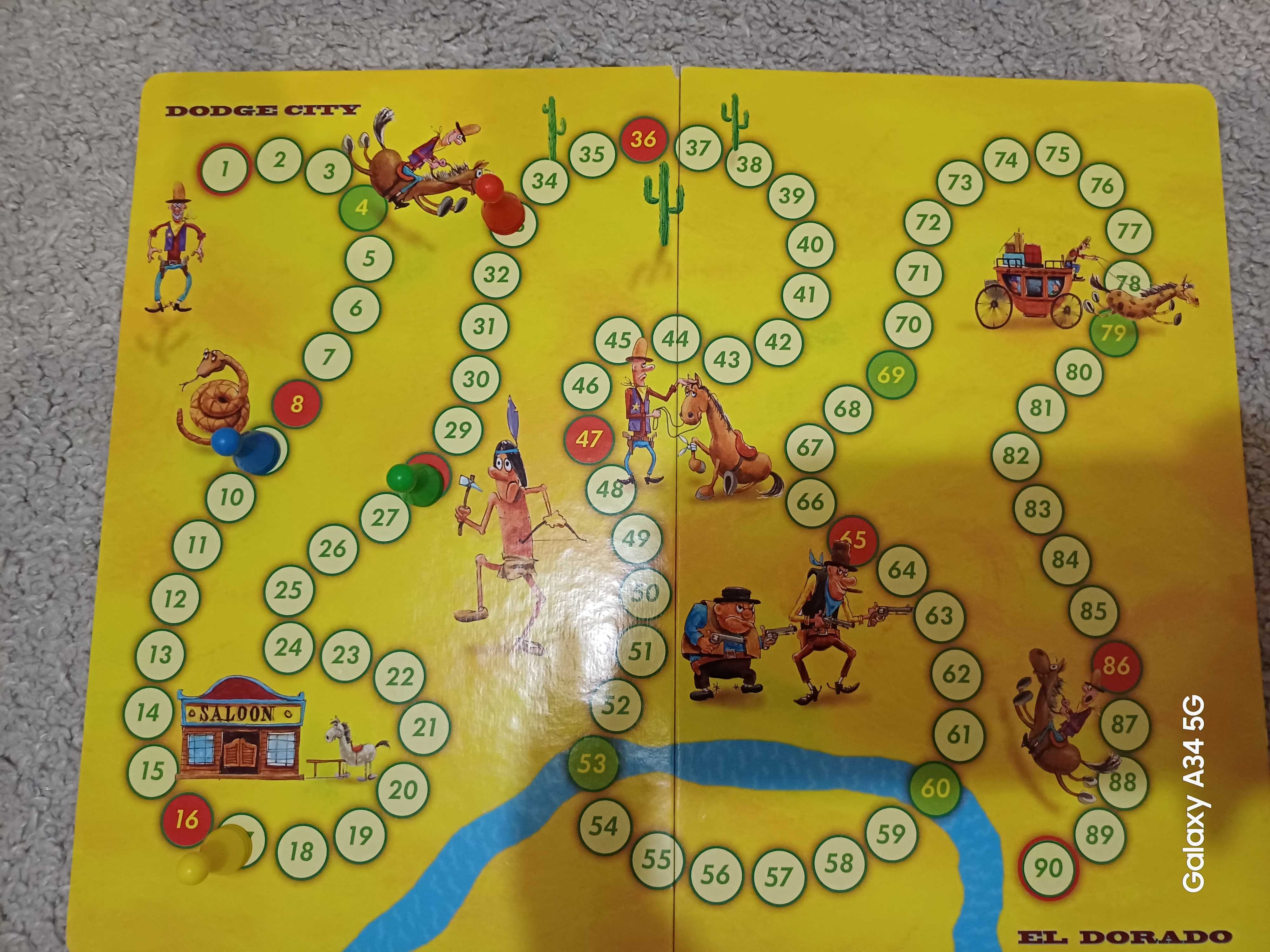 Gra planszowa 2W1 "Piraci" i "Dziki Zachód"