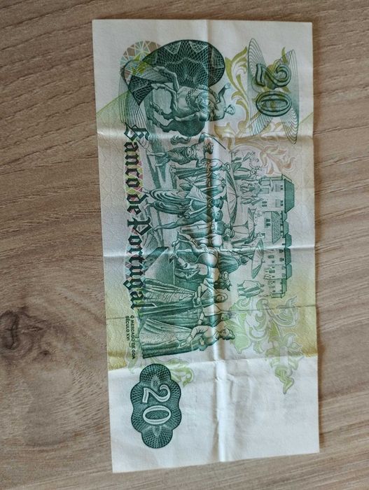 Nota 20 escudos 1971