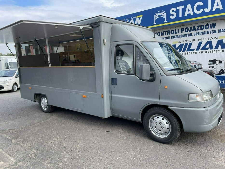 Fiat Ducato  Autosklep Gastronomiczny food truck foodtruck sklep W-zasil DMC 3500