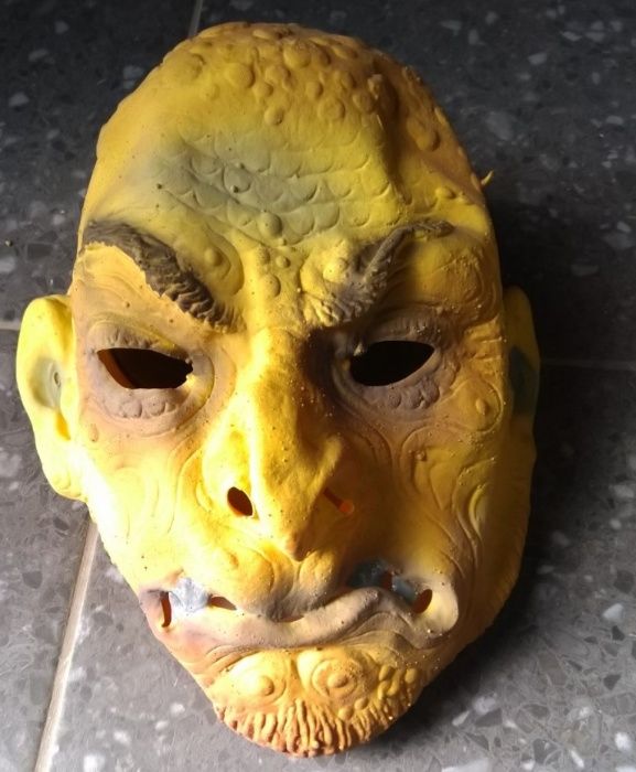 Máscara Velho Horrendo, em silicone – Carnaval e Halloween