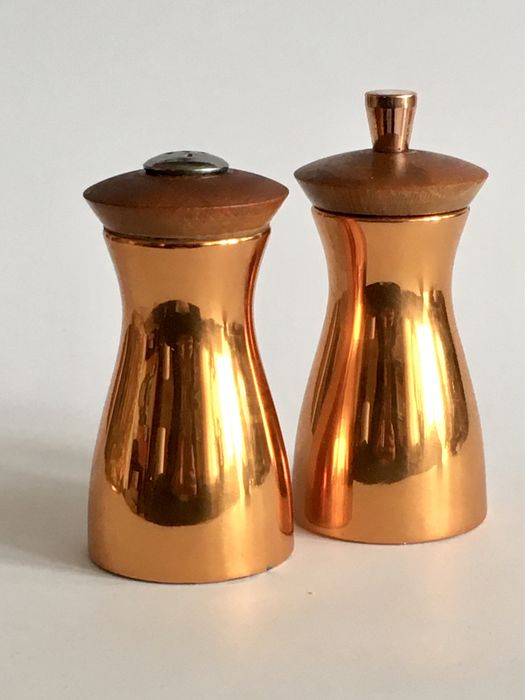 Solniczka, pieprzniczka - młynek do pieprzu Verity Southall lata 50/70