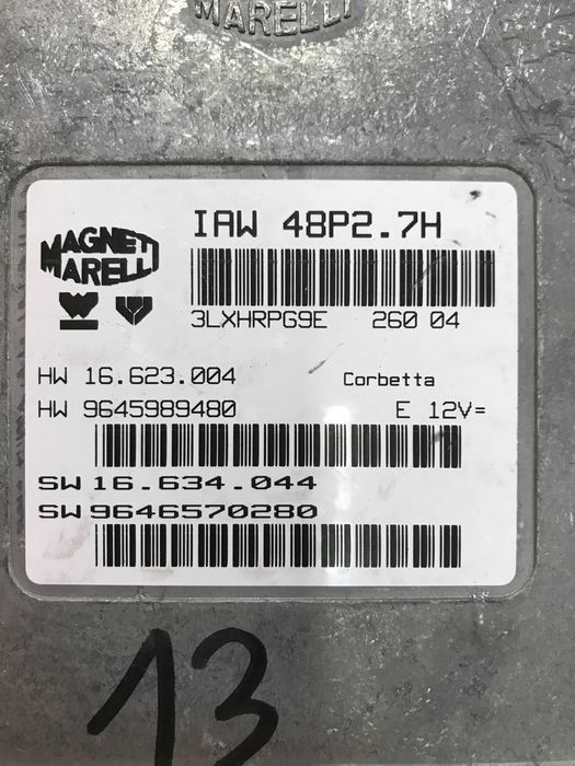 Блок управління двигуном Citroen C2 sw9646570280