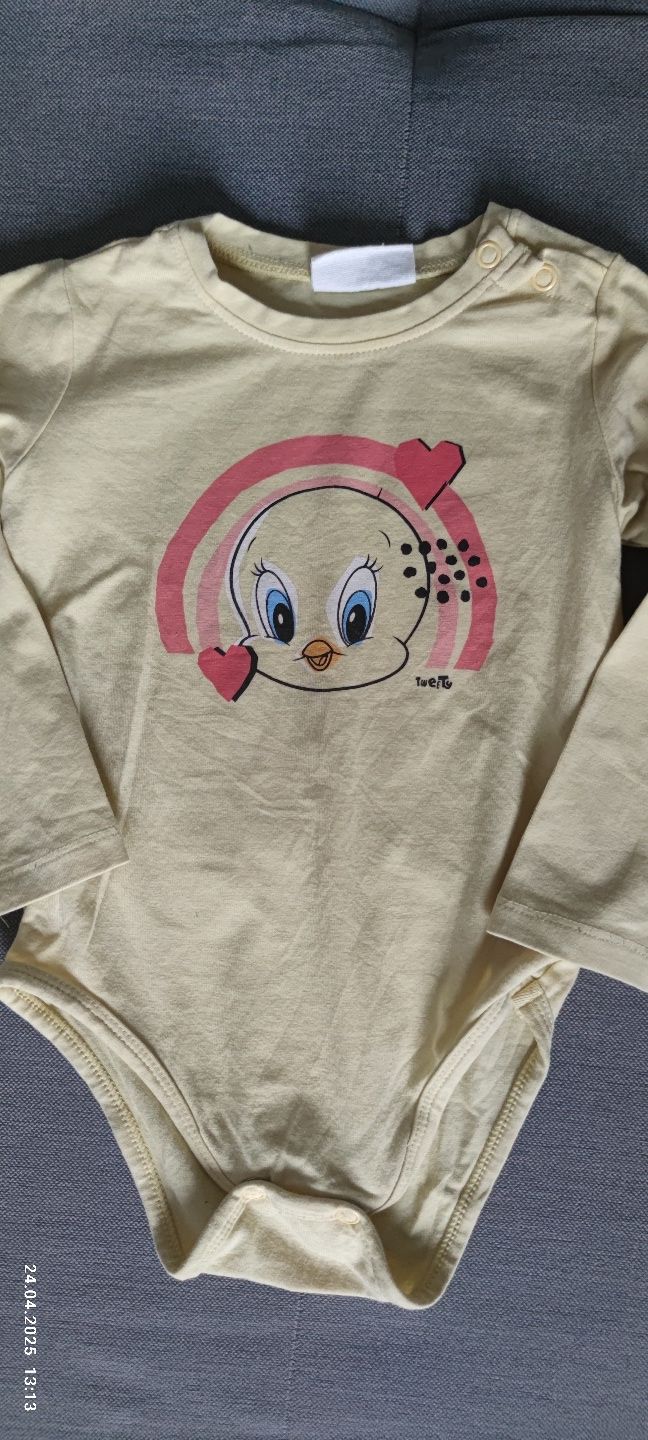 Body Tweety i spodenki - r. 86 - Cocodrillo