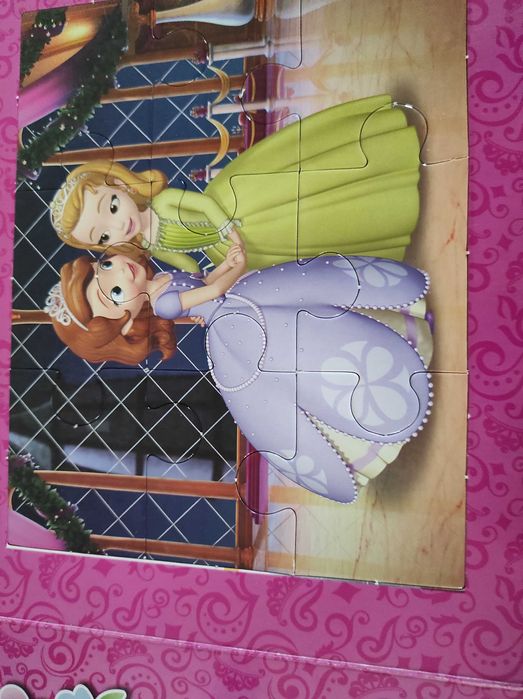 Puzzle książka 4x puzzle Jej wysokość Zosia