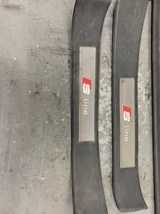 Audi A4 B6 B7 Sedan Avant Listwy Progowe Progu S-LINE Nakładki Komplet