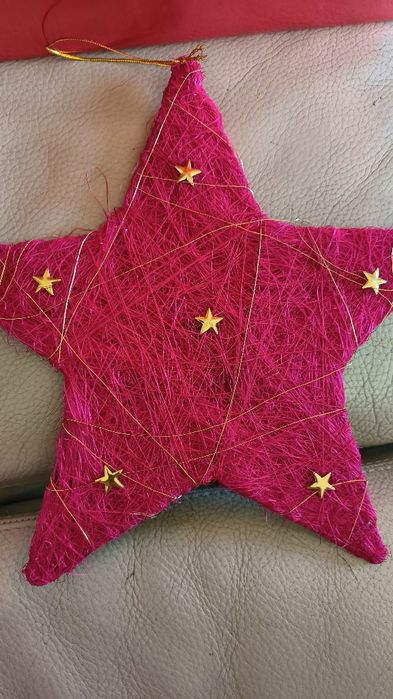 Estrela grande de natal zara