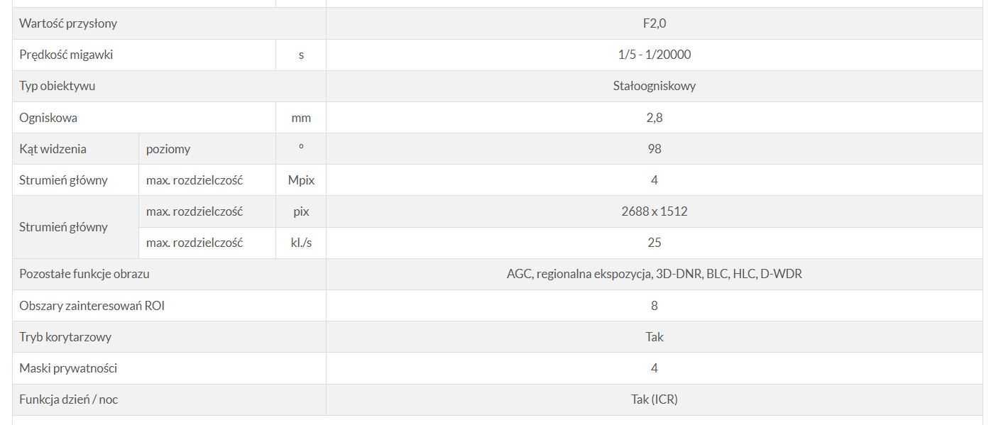 Kamera IP kopułowa Sunell SN-IPR8140HCBN-B 4Mpix, 2,8mm, IR30m, czarna